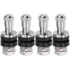 Pack of 4 Metal/Chrome Tire Valve Stems High Pressure Bolt In Valve Stem Flush Mount 502 Fits 0.453’’
