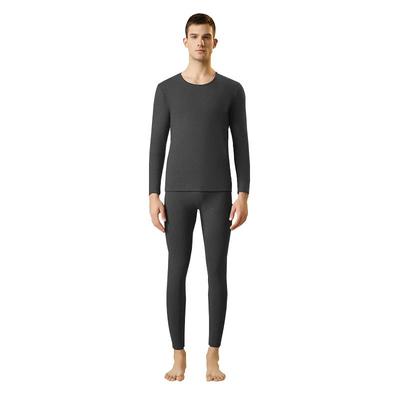 Yiershuang Men's Self-Heating Fleece-Lined Thermal Underwear Set