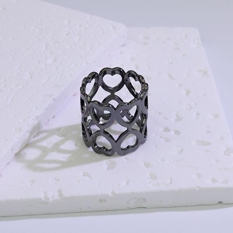 Doppellagige Herz-Legierung Schalspange für Damen