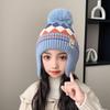 Autumn And Winter Boys And Girls Windproof Earmuffs Baby Knitted Thick Wool Hat Children'S Warm Hat