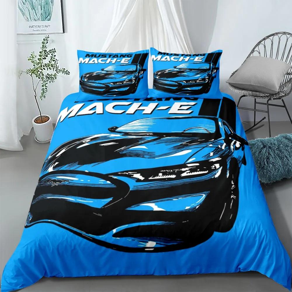 Automobile Poster Fans Duvet Cover Children's BirthdayGift with Zip Room Decor for Teenagers Adulte Microfibre Duvet Cover