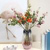 Artificial Rose Flower Branch Realistic Faux Silk Rose with Stem And Leaves for Wedding Bouquet Floral Arrangement Home Office Party Decoration