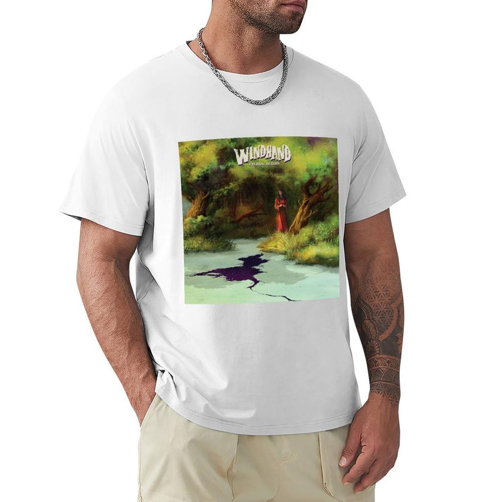 Windhand Eternal Return Tshirt Basic Short Sleeve Cotton Blend Tshirt