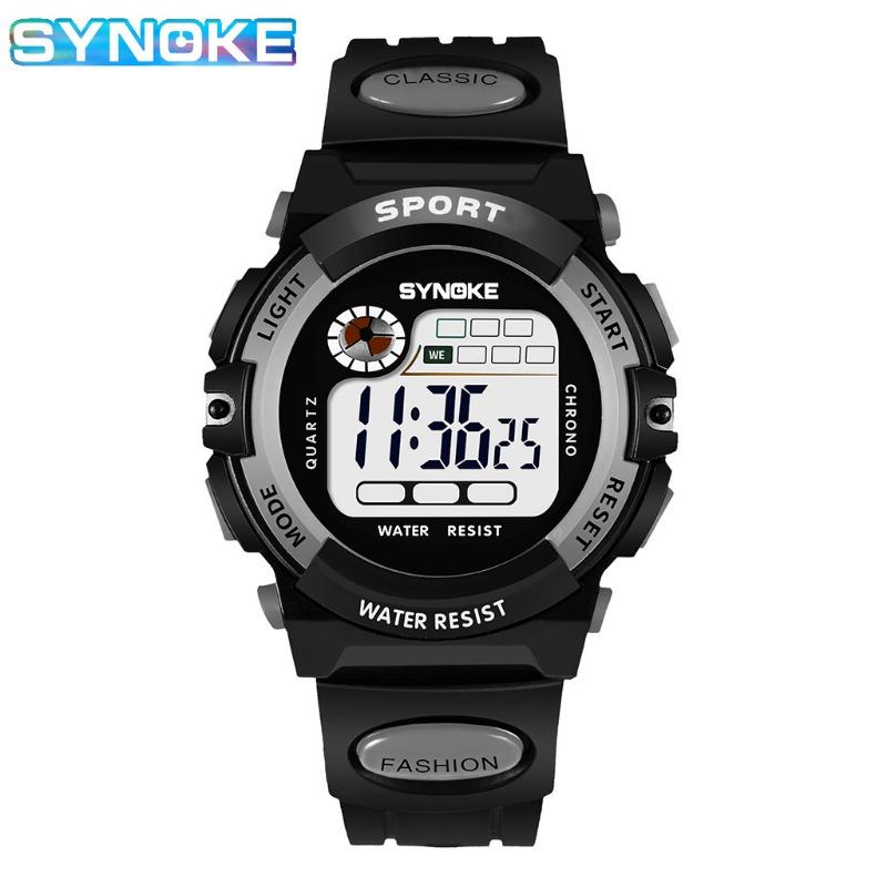 Top Brand New Electronic Watch Sports Waterproof Men's and Women's Students Explosive Watch