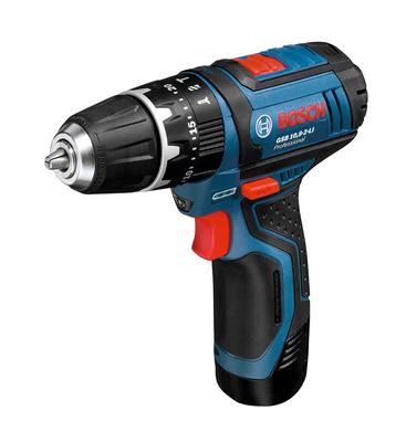 Bosch Professional Trapano avvitatore a batteria vibrante 2 valigetta da trasporto 10,8 V (Pezzi da 2,0 Ah, caricabatterie incluso) Modello GSB10.8-2-LIN