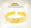 Simple Bafuku Vietnam Gold-Plated Star Bangle for Women