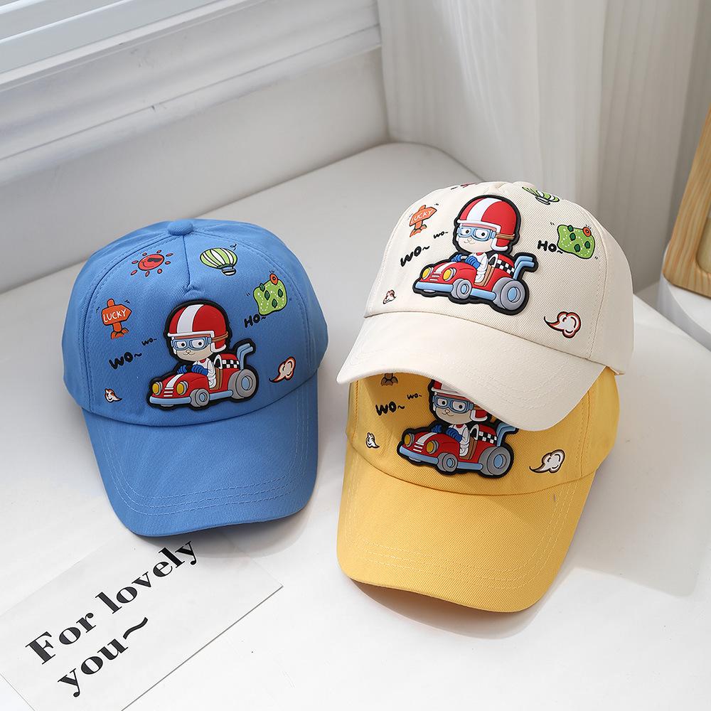 Children 's Sports Hats School Baby Boys Baseball 2026 Summer Embroidered Vehicles Outdoor Kids Caps for 2-8Years Adjustable