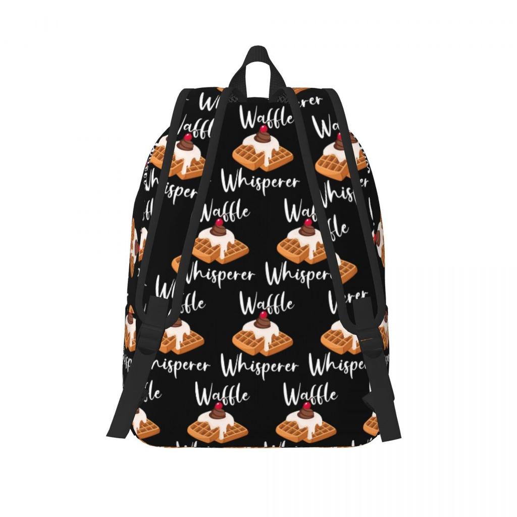 Waffle Whisperer Backpack Hot Sale Daypack Large Capacity Children BookBag School Bag Shoulder Bags for Men Women