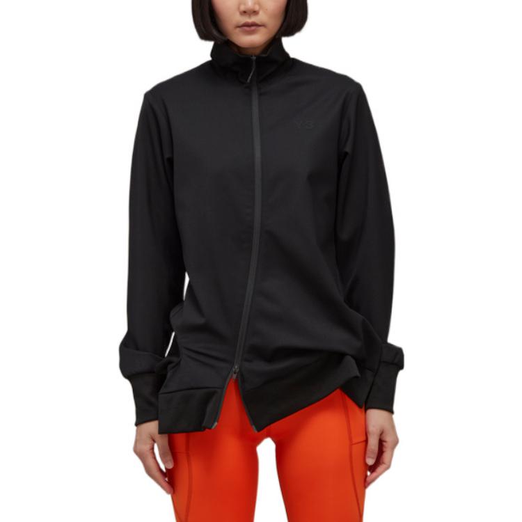 Y-3 FW22 Solid Classic Zip Sports Jacket Women Jacket Black HN4321
