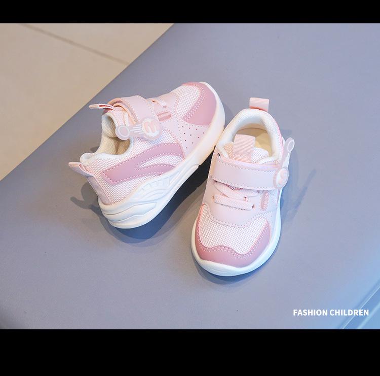 Baby Toddler Non-Slip Soft Sole Mesh Sneakers for Boys & Girls - Spring & Autumn