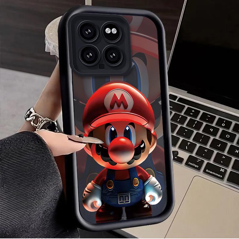 Super M-Marios Bros Case for Xiaomi Mi 14 13 13T 12 12T 11 11T Pro Lite 12X 12S POCO F6 F5 X5 X3 NFC Soft Silicone Cover Funda