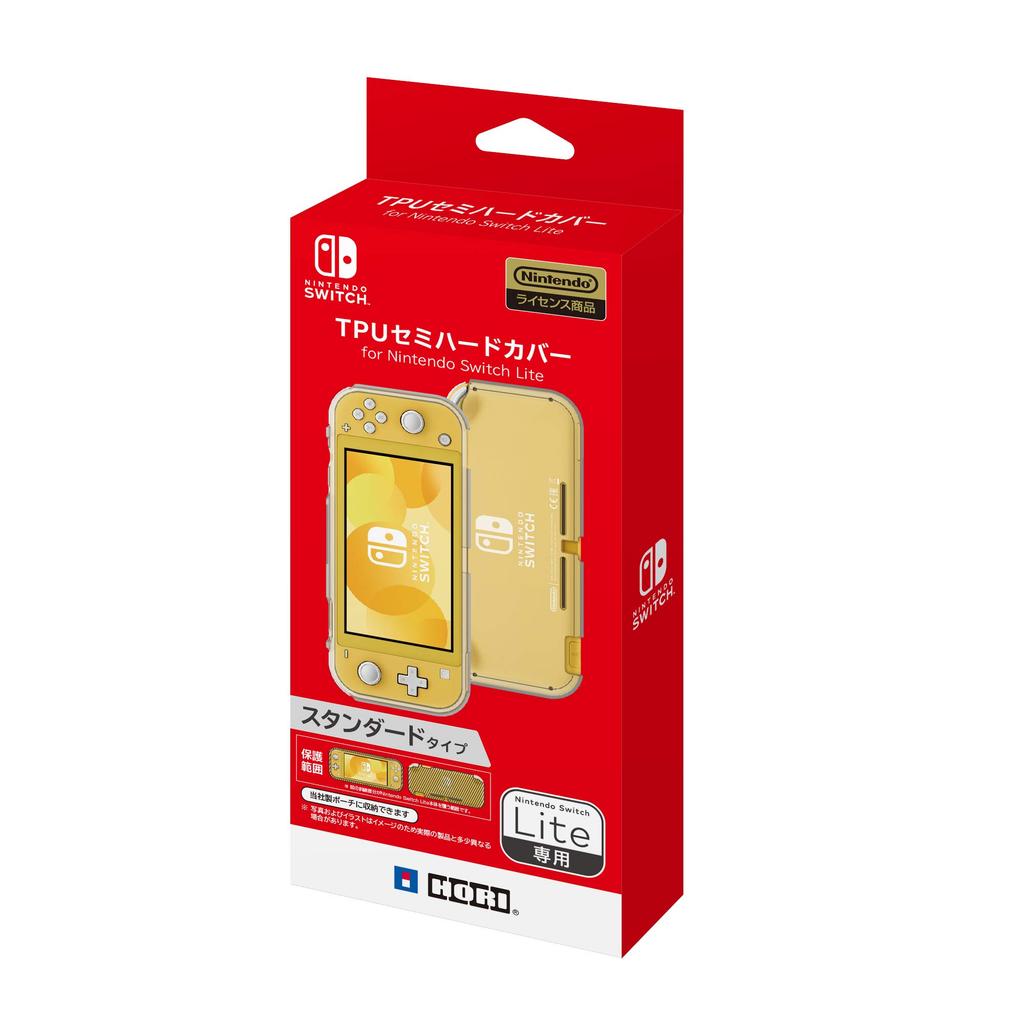 Licensed TPU Cover for Nintendo Switch Lite with Nintendo Switch [Nintendo Product] Semi-Hard [Compatible Lite]