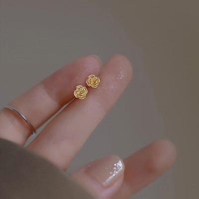Flower Earrings for Women with Niche Design Earrings for The New Year Trendy High-end and Luxurious