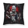 Terrifier Movie Pillow Case Square Pillow Cover Fashion Pillowcases For Sofa Car Home Decor
