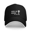 God Is Good All The Time Cross Baseball Cap Adjustable Polyester Unisex Casual Sports Hat