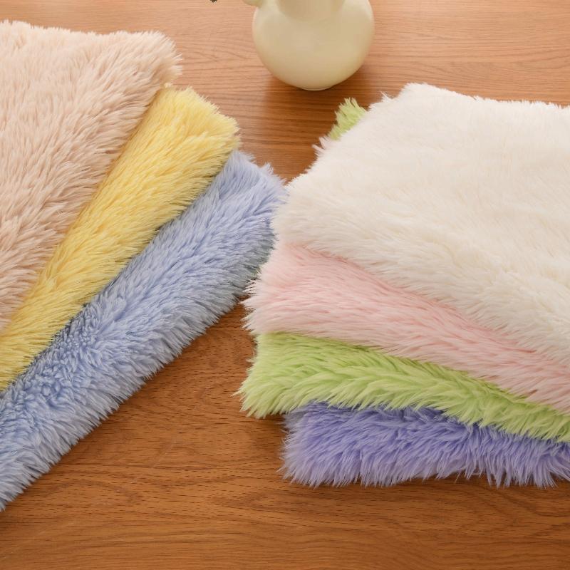 50x45cm 3cm Toskanischer Plüschstoff zum Nähen von Plüschpuppen, Kissen, Wintermützen, Bettwäsche, Spielzeug, Dekostoff, Handgemachtes DIY Plüschstoff