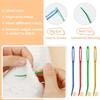 Multicolor Bent Tapestry Needle With Stitch Markers Darning Needles New Weaving Needle