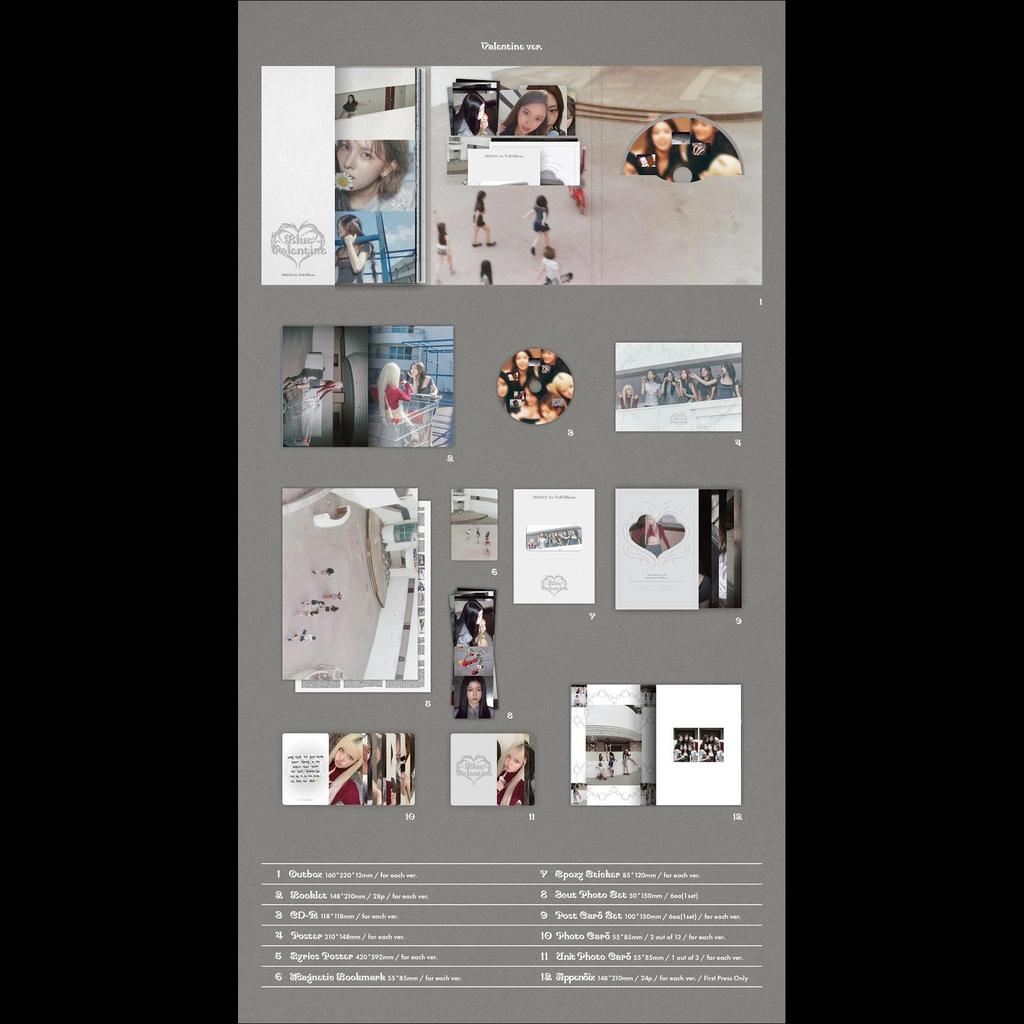 NMIXX Blue Valentine 1st Full Album + Free Gift