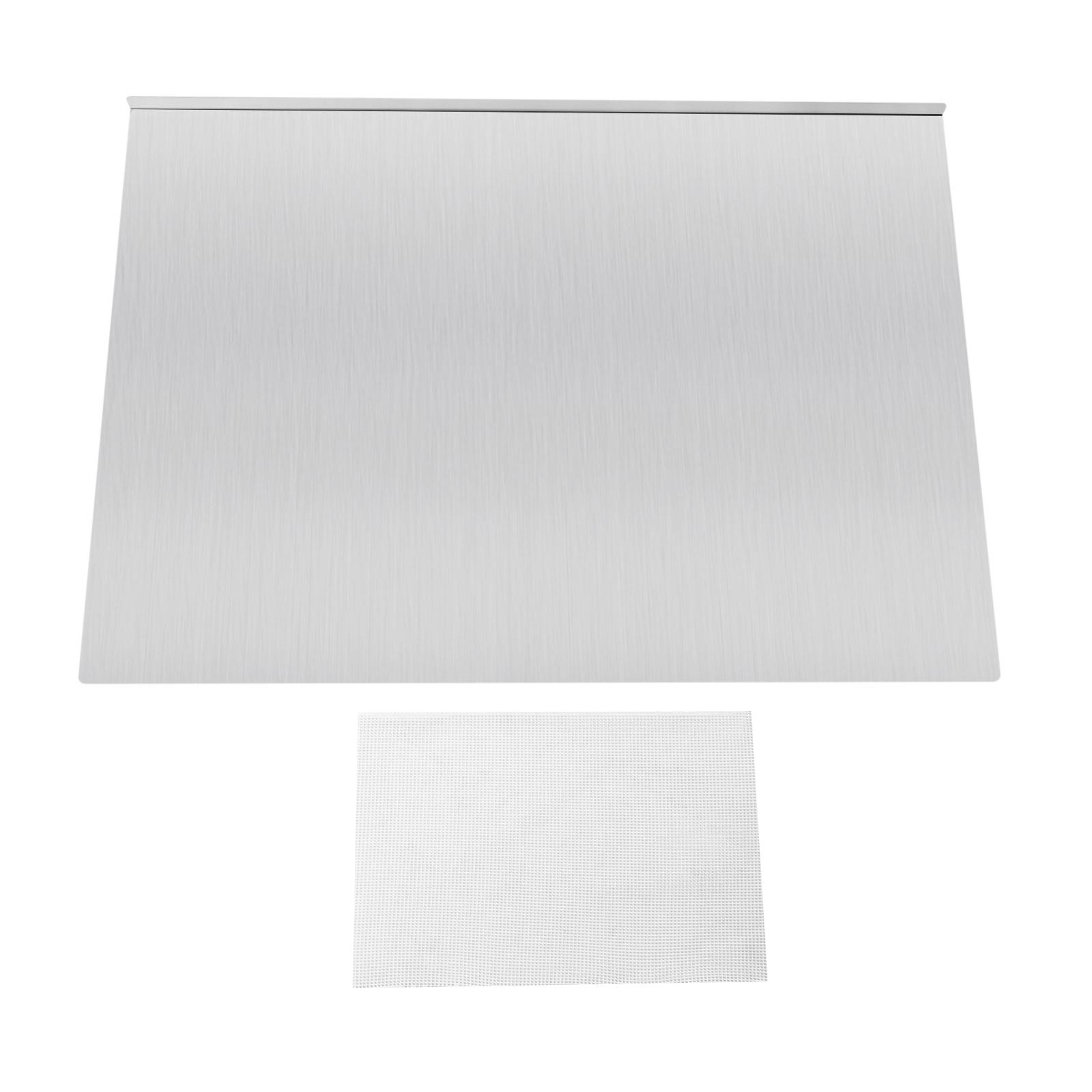 

Очень большие разделочные доски из нержавеющей стали, кулинарная доска, тяжелая разделочная доска для кухни, кондитерские насадки для мяса, овощей серебряный