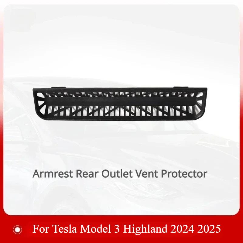 For Tesla Model 3 Highland 2025 2025 Rear Air Outlet Cover Rear Air Vent Protective Cover Anti Blocking Car Interior Accessories