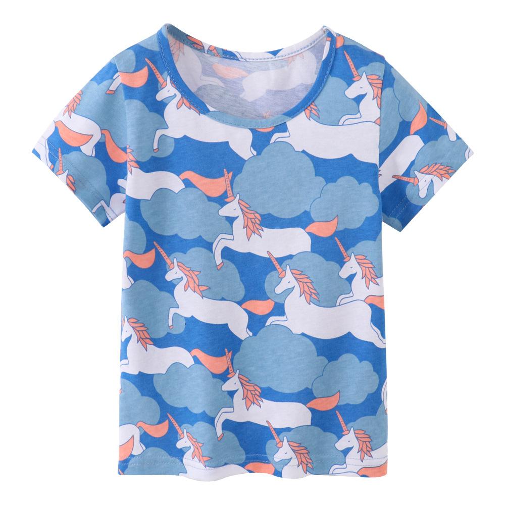 

Children s T-shirts, children s short-sleeved T-shirts, small and medium-sized children s summer new children s T-shirts 100