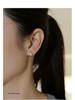 Orecchini a goccia in Argento Sterling S925 con Zircone Quadrato - Gioielli per Orecchie Trendy di Lusso Leggero 2026 per Donne