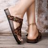 Fashion Women's Sandals Summer Slip on Comfortable Wedges Heels Sandals Women High Heeled Slippers Platform Sandals Summer Footwear 42