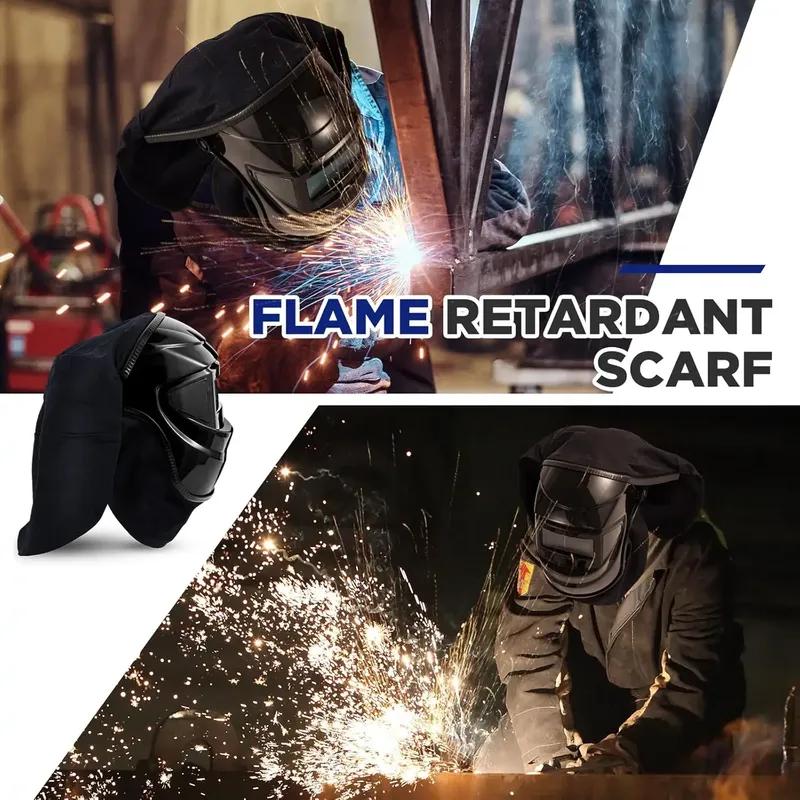 1 Sets of Welded Helmet Covers and Helmet Bib Sets, with Welded Accessories Featuring a Press Fit Seal To Protect the Neck, Suit