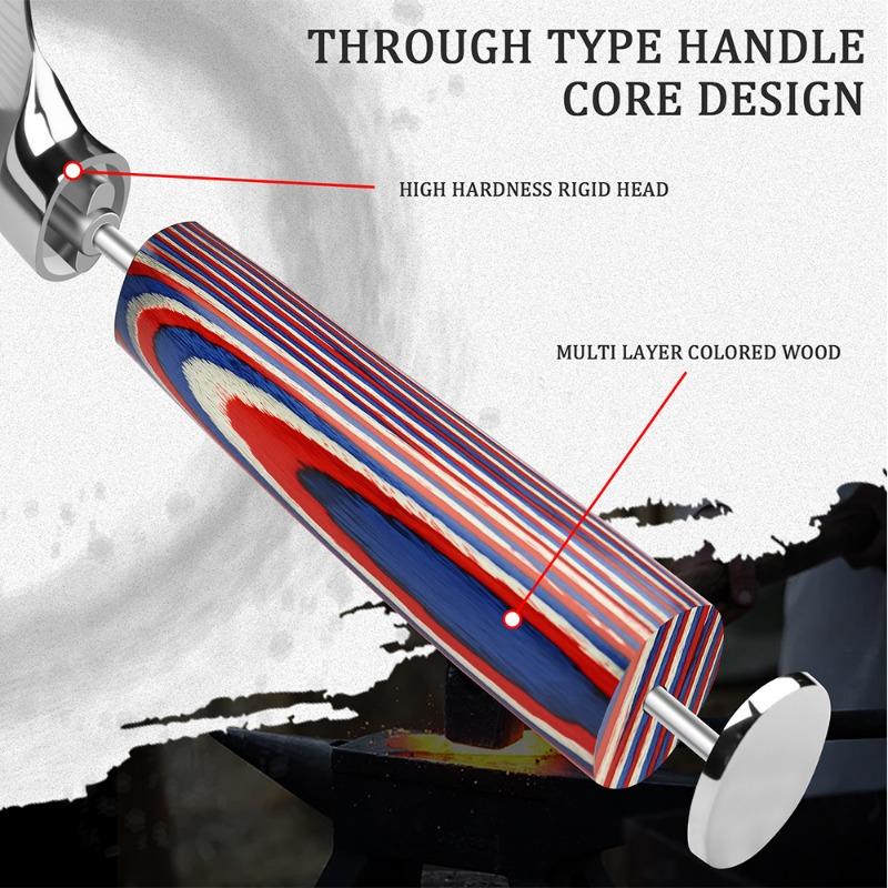 5Cr15MOV Edelstahl Kochbeilmesser Damastmuster Küchenmesser Japanisches Santoku Messer Set Universal Schneidwerkzeug