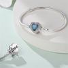 925 Silver Bracelet with Star Moon Four Leaf Clover Heart Charms DIY Jewelry Making CZ Chain For Women