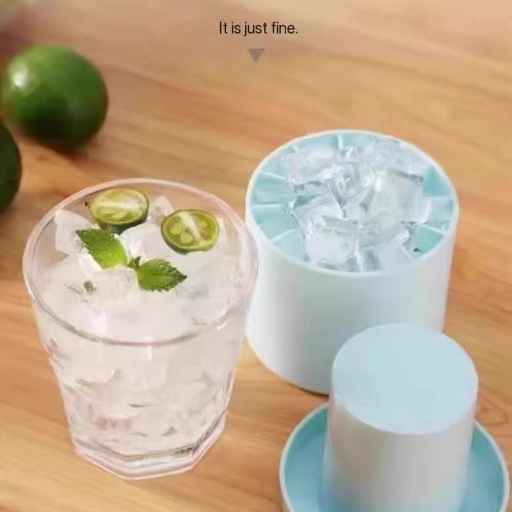 Silicone Ice Cube Mold, Easy To Use, for Making Ice Cubes, Ice Buckets, and Cylindrical Cups, Reusable Mold, Food-grade Silicone