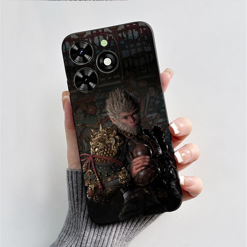 For Tecno Spark Go 2024 Case BG6 Black Myth Wukong Cover Shockproof Soft TPU Phone Case For Tecno Pop 8 Pop8 SparkGo 2024 Shell