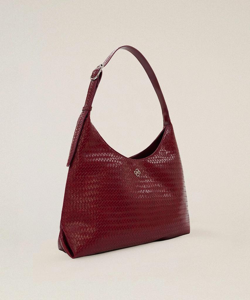 Heeari Ivy Weaving Shoulder Bag_Red