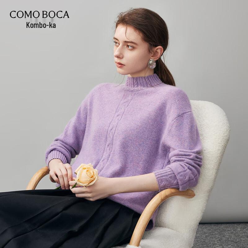 

Komomboka Women s 100% Cashmere Half-Turtleneck Sweater M