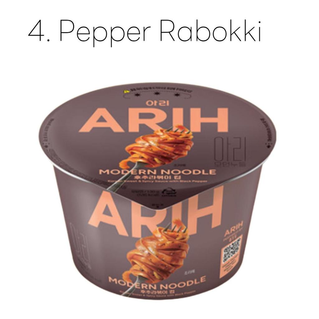 Paldo ARIH Copo Moderno para Macarrão Ramen 7 Sabores BTS Macarrão Ramen Ramyeon