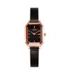 Simple And Versatile Casual Watch Women'S Square Retro Mesh Belt Watch Waterproof Quartz Women'S Watch