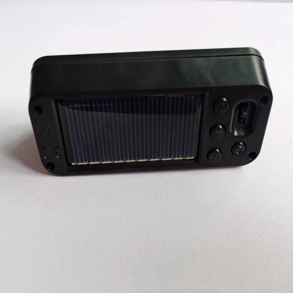 Digital Display Solar-Powered LCD Digital Car Clock LCD Digital Solar Car Clock  Automobiles