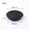1/2/4/8Pcs 50/53/60/80mm Zinc Alloy Desktop Cable Hole Cover Protective Ring PC Desktop Circular Cable Protective Ring Bracket