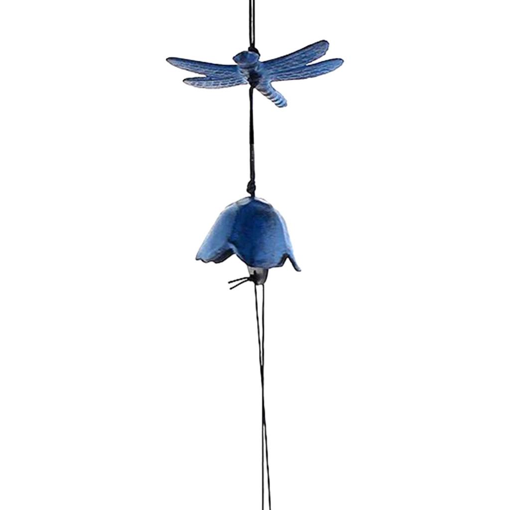 Japanese Wind Chime Dragonfly Traditional Windbell Metal Windchime Wind Bell for Door Yard Farmhouse Home Decor Decoration