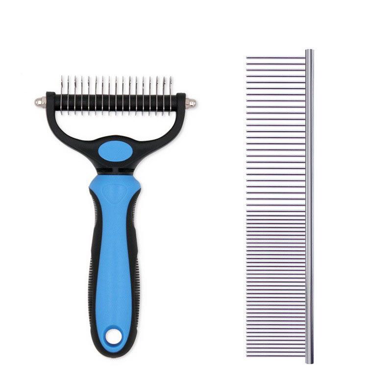 Pet Detangling Double-Sided Grooming Comb for Dogs & Cats