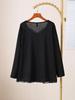 Women's Plus Size Knitted Cardigan - Spring/Autumn Fashion, Loose & Slimming 