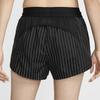 Nike Running Division Striped Design Training Casual Mid-Rise Sports Shorts Women Shorts Black FN2716-010