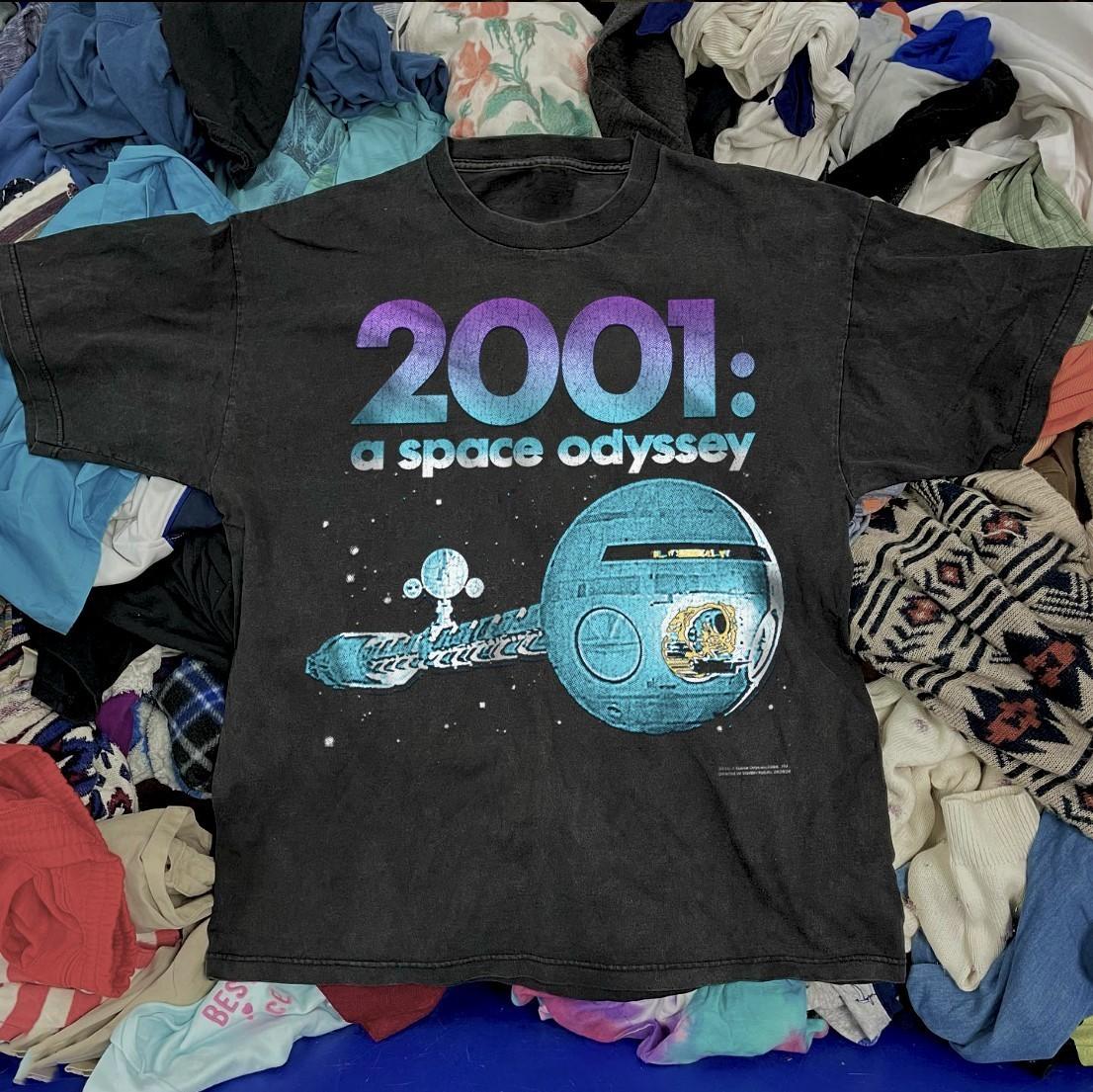 2001 A Space Odyssey Promo T-Shirt Black XXL XL