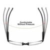 Half-Frame Myopia Glassse Women Men Retro Clear Lens Reading Glasses  Lectura +0.75 +1.0 To +4.0