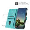 Case for Moto G67 5G - Leather/PU, Green, With Lanyard