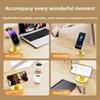 360° Rotating Foldable Desktop Mobile Phone Holder Plastic Stand+Metal Bottom Phone Stand Lazy Universal Tablet Support Stand