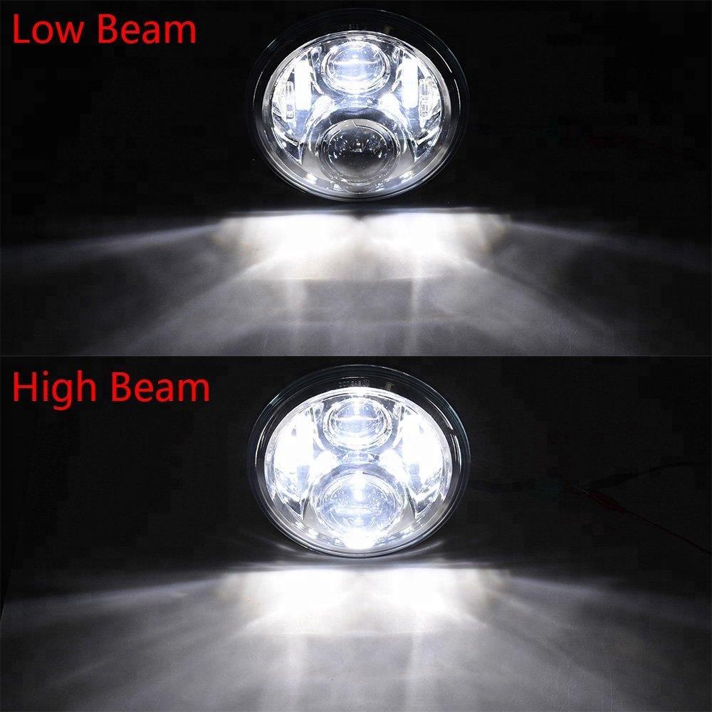 7-inch LED Headlight for Harley, JEEP Wrangler & Motorcycle Modifications - Second Generation