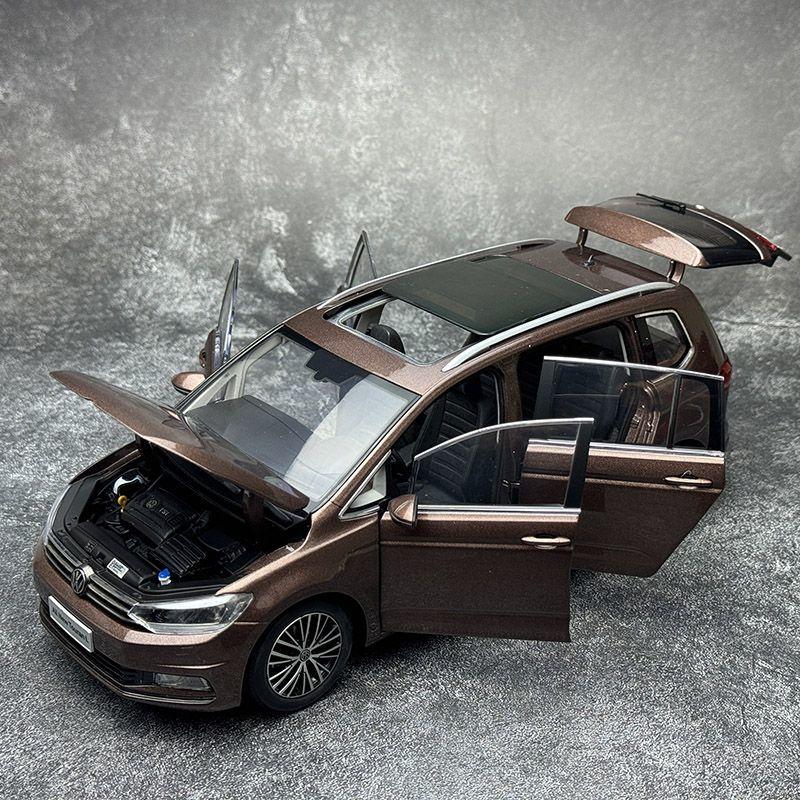 W21Diecast 1/18 Scale VW Model Car Touran L Alloy Car Model Volkswagen Touran Play Vehicles Toys for Boys Original Box