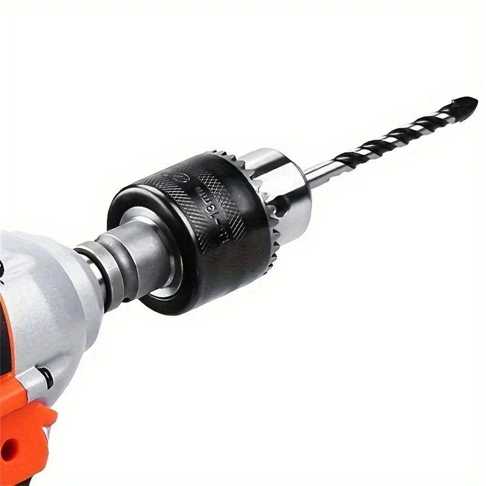 1Set 1.5-13mm Drill Chuck 1/2-20UNF with Chuck Key Mount Impact Driver Bits Square Adapter Hex Shank/SDS-Plus