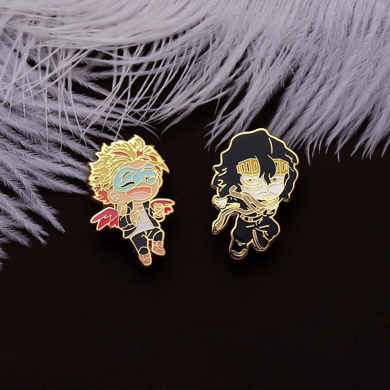 New Cartoon Character Design Enamel Pin Creative Anime Accessory For Bags And Clothing